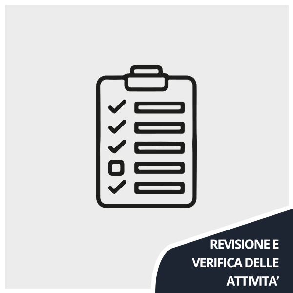 revisione e verifica attività concordate